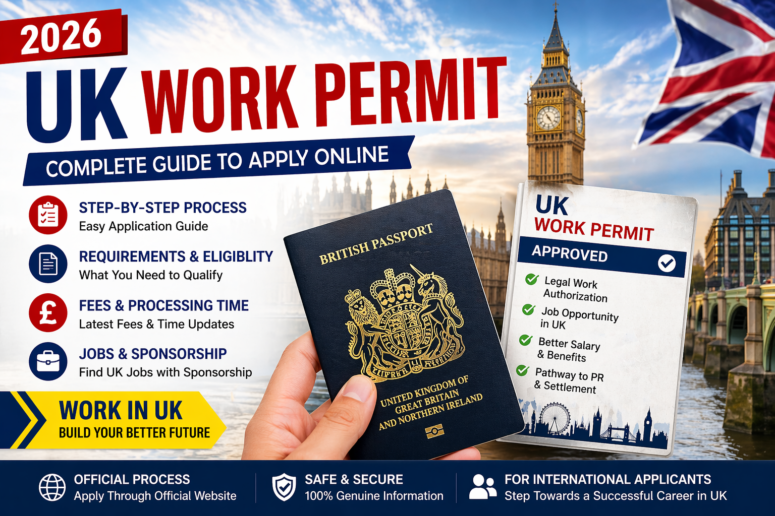 UK Work Permit 2026 – Apply Online Step-by-Step Guide
