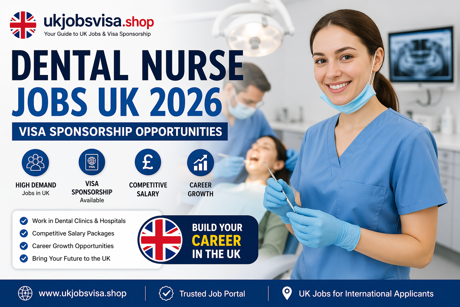 Dental Nurse Jobs UK 2026 – Visa Sponsorship Opportunities